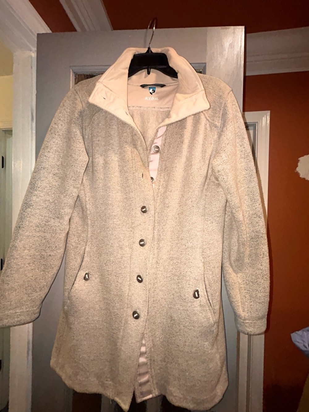 This coat will look soo Kuhl on you! Women's Cream Teddy Jacket